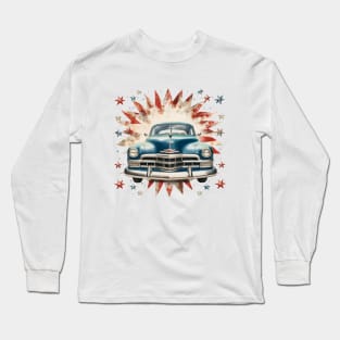 vintage car art Long Sleeve T-Shirt